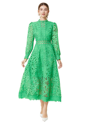 French Long Sleeves Dress