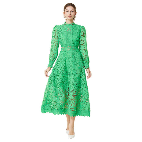 French Long Sleeves Dress