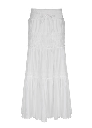 Gentle Lace Patchwork Slimming Long Skirt