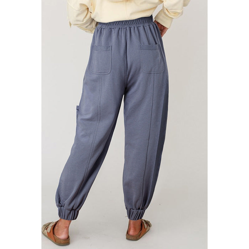 Versatile Multi-pocket Harem Pants