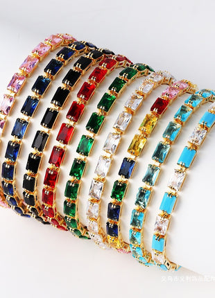 Electroplating Zircon Bracelet