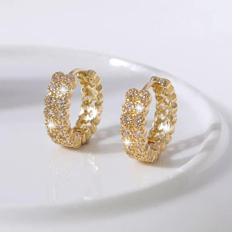 French Style Hot Gold Earrings