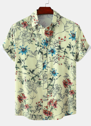 Floral Casual Short Sleeve Shirt