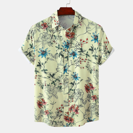 Floral Casual Short Sleeve Shirt