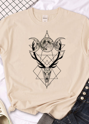 Witch Triple Moon Gothic Sun T-shirt