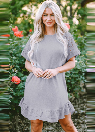 Shying Lace Stitching Dress