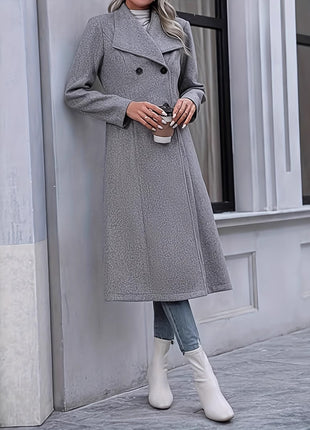 Temperamental Over knee Thickened Coat