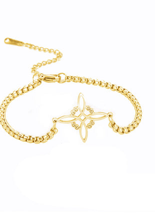 Knot S-shaped Stainless-Steel Bracelet