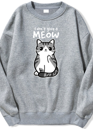 Cartoon Kitten Pattern Sweater