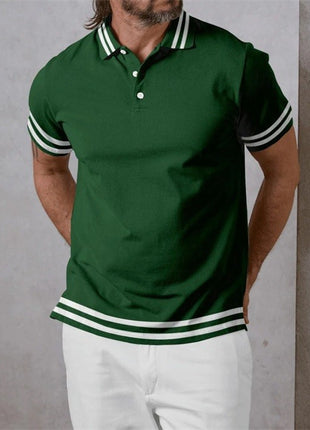 3D Printed Irregular Stripe Series Short Sleeve