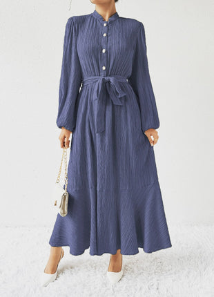 Graceful Personality Self-tie Dress