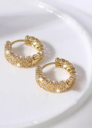 French Style Hot Gold Earrings