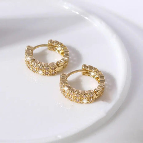 French Style Hot Gold Earrings