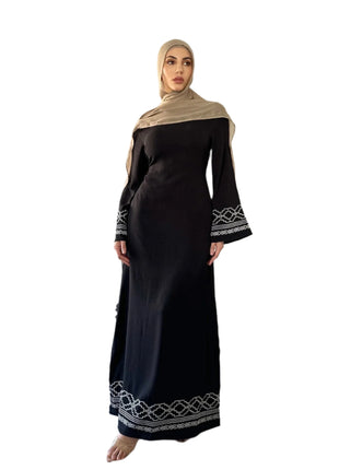 Embroidery Fashion Personality Abaya