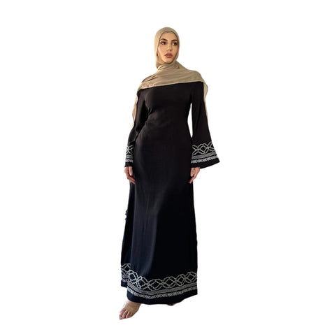 Embroidery Fashion Personality Abaya