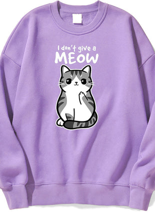 Cartoon Kitten Pattern Sweater