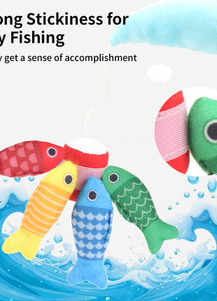 Baby Fishing Toys Three-dimensional Fabric Crawling Early Education Enlightenment