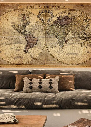 A Map of the World 100 x 150 cm