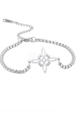 Knot S-shaped Stainless-Steel Bracelet