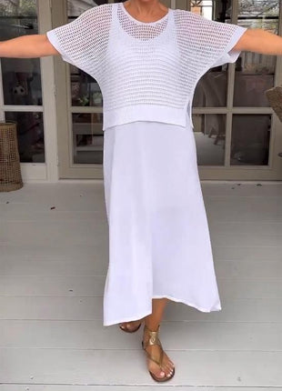 Ladies New Pure Knit Casual Suit