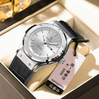 952 Silver Case White Surface