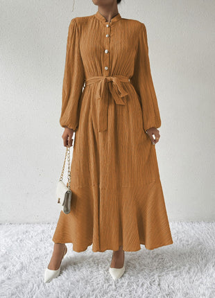 Graceful Personality Self-tie Dress