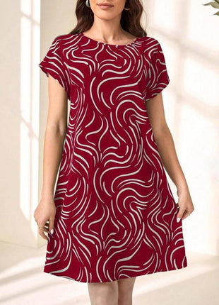 Corrugated Temperament Dress