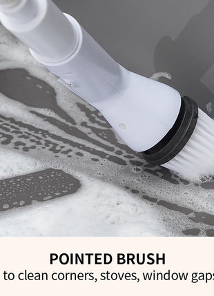 Wireless Electric Cleaning Long Handle 6 in 1 Brush