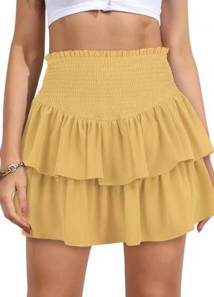 High Waist Slimming Mini Skirt