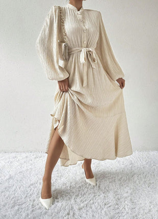 Graceful Personality Self-tie Dress