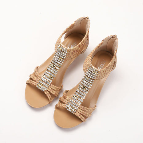 Rhinestone Summer Heel
