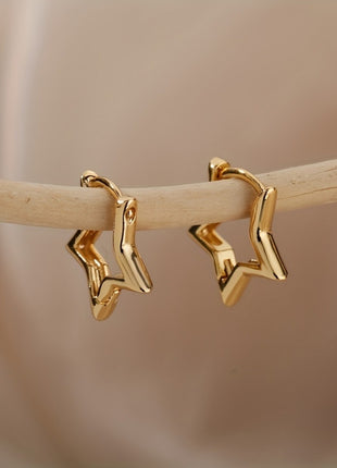 Fashion Creative Pentagram Earrings