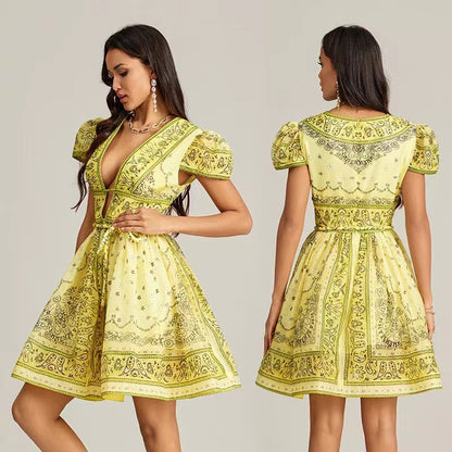 Vacation Style Short Dress