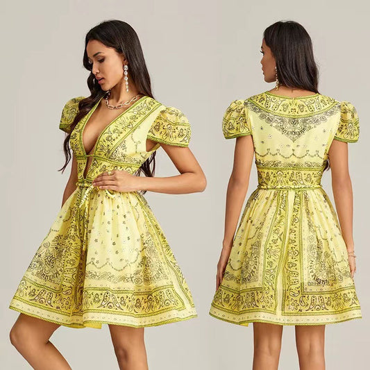 Vacation Style Short Dress
