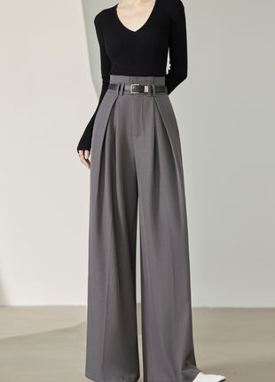 Loose Wide Leg High Waist Bud-shaped Pants