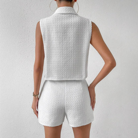 Fashion Retro Tweed French Suit