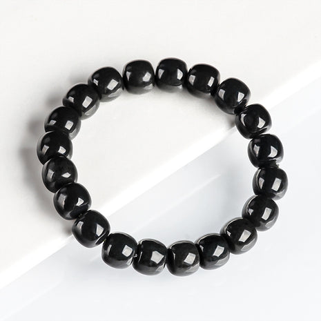 Natural Hetian Dark Jade Bracelet