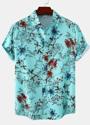 Floral Casual Short Sleeve Shirt