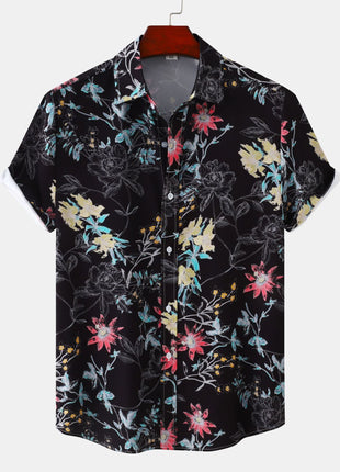 Floral Casual Short Sleeve Shirt