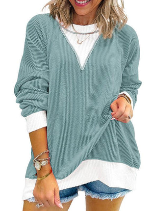 Round Neck Long Sleeve Pullover Sweater