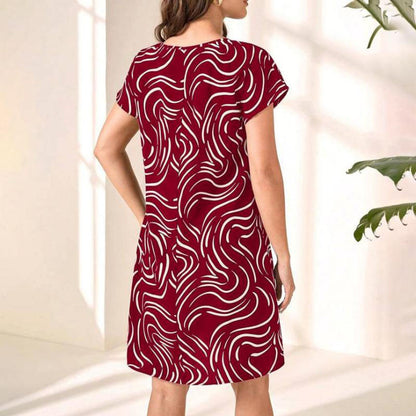 Corrugated Temperament Dress