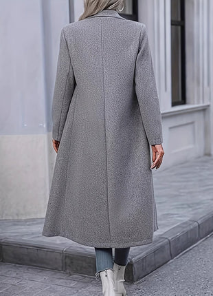 Temperamental Over knee Thickened Coat