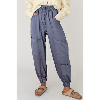 Versatile Multi-pocket Harem Pants