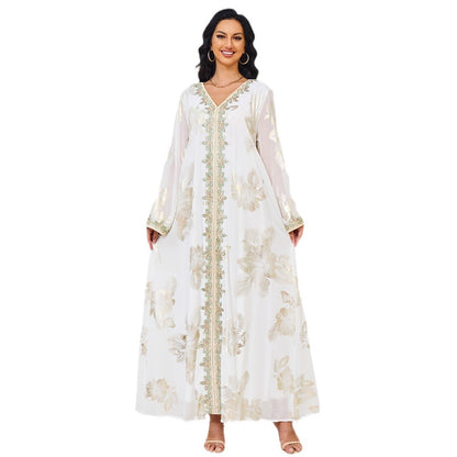 Bronzing Long Dress
