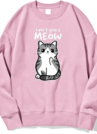 Cartoon Kitten Pattern Sweater