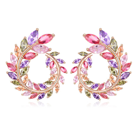 Colorful Handmade Garland Earring