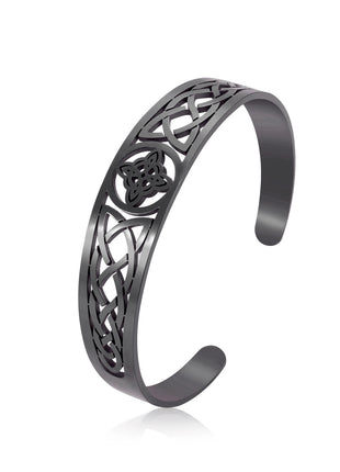 Electroplated Knot Hollow Stainless Steel Bracelet