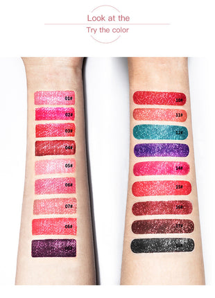PUDAIER Lip Gloss Glitter Lipstick
