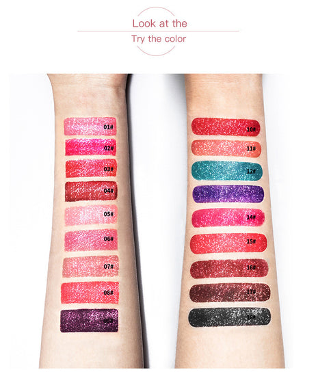 PUDAIER Lip Gloss Glitter Lipstick