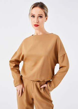 Sweater Two Piece Long Pants Set